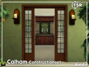 Sims 4 — Calham Construstion Part 1 by Mutske — This set is inspired on an English cottage. The windowsills have extra