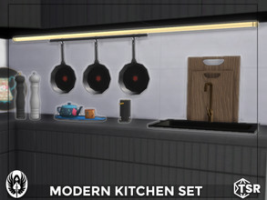 Sims 4 — Modern Kitchen Set Part - II by nemesis_im — Sets of furniture from Modern Kitchen Set Part - II - Soap