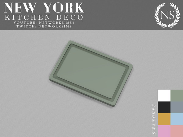 Sims 4 — New York Kitchen Deco PtII - Chopping Board by networksims — A chopping board with slots for food and other