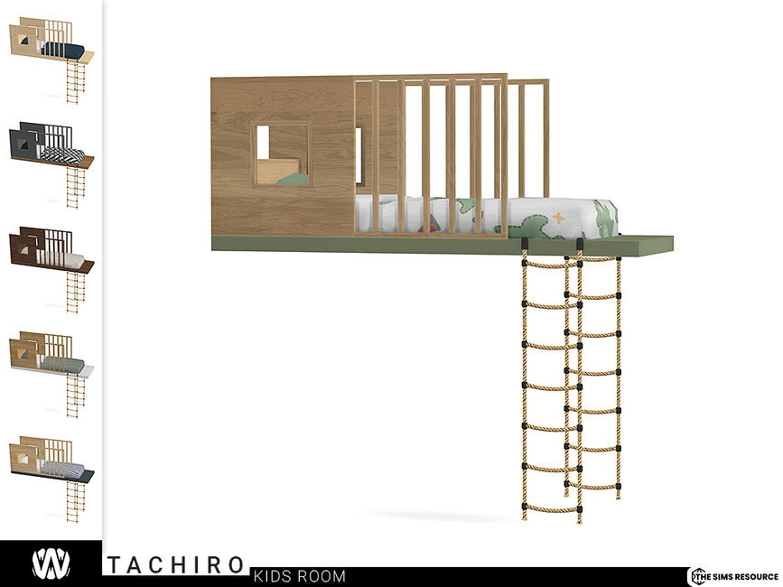 The Sims Resource Tachiro Bunk Bed