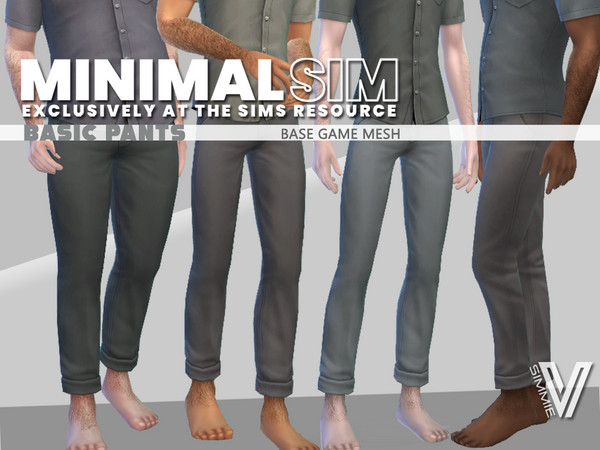 The Sims Resource - MinimalSim Basic Pant