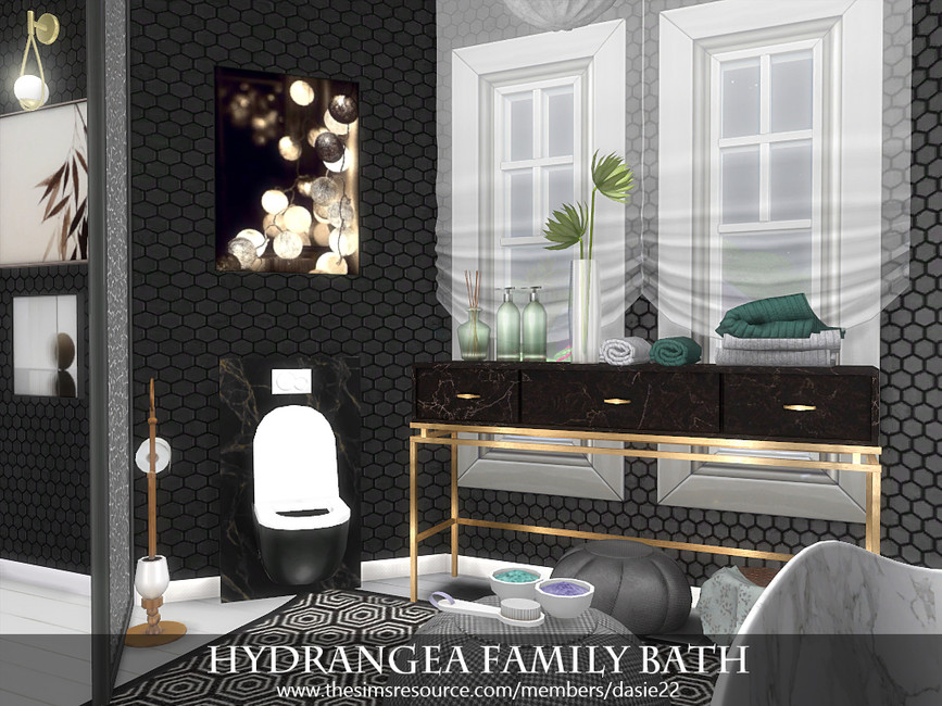 The Sims Resource Hydrangea Family Bath
