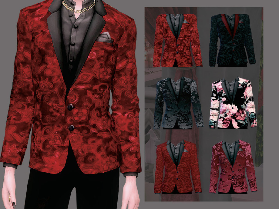 The Sims Resource - Suit Collection for VAMPS (BaseGame Re-color)