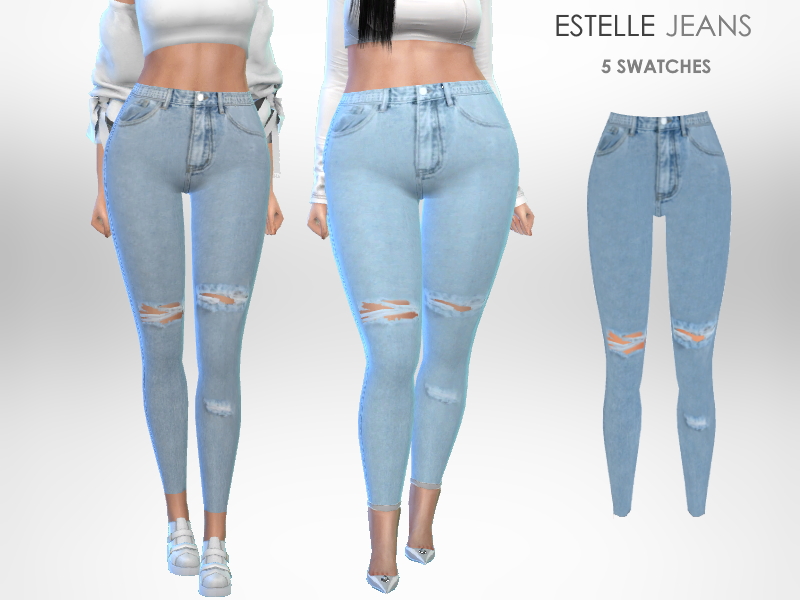 The Sims Resource - Estelle Jeans