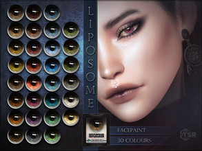 Sims 4 — Liposome Eyes by RemusSirion — Liposome eyes in natural and unnatural colours Facepaint category 30 colours all