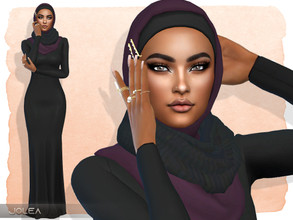 Sims 4 — Eshaal Malek by Jolea — If you want the Sim to look the same as in the pictures you need to download all the CC