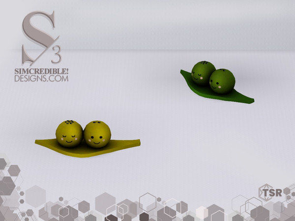 Sims 3 — Audacis Peas [Salt & Toothpick Holder] by SIMcredible! — SIMcredibledesigns.com