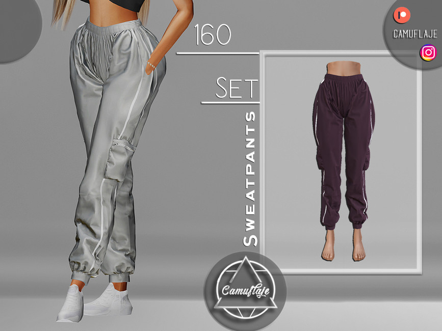 The Sims Resource - SET 160 - Sweatpants