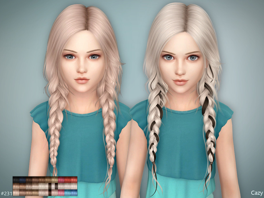 The Sims Resource - Rose - Child Hairstyle