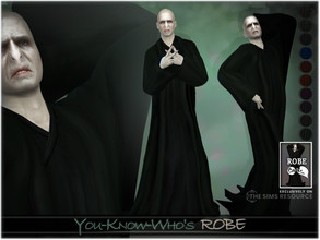 Sims 4 — You-Know-Who's Robe by BAkalia — Hello :) I share to you the Lord Voldemort's outfit inspired by the book and