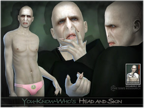 Sims 4 — Lord Voldemort Head and Skin by BAkalia — Hello :) This is a realistic head and skin inspired by Tom Marvolo