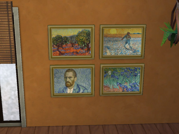 Sims 4 — Vincent Van Gogh paintings  by 404pixelice — Hi! Made some paintings by Vincent Van Gogh to have in the game.