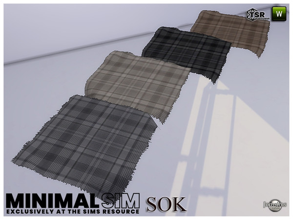 Sims 4 — MinimalSim SOK  blanket bed by jomsims — MinimalSim SOK blanket bed