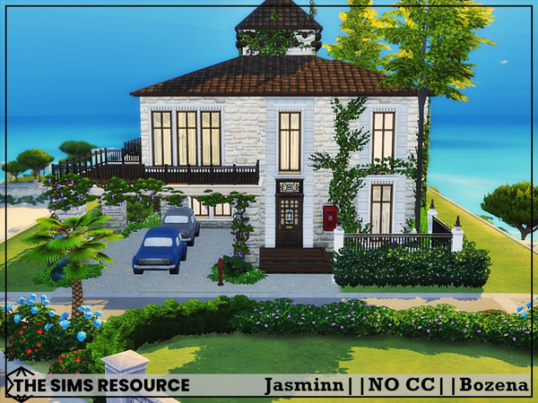 Sims 4 — Jasminn by Bozena — The house is located in the Tartosa . Lot: 30 x 20 Value: $ 133 188 Lot type: Residential