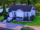 Sims 4 — Greenery Starter Home - NO CC by keyofmgy2 — A one-bedroom, one-bathroom starter home with a swimming pool to