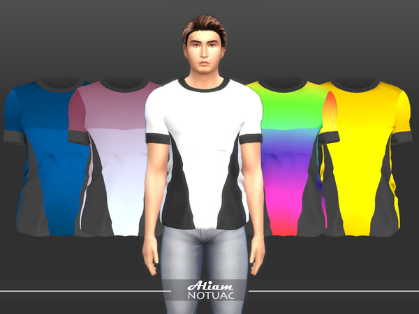 The Sims Resource - Round Neck Tshirt
