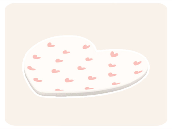 Sims 4 — Aira_HeartSet_CeramicPlate by aira_cc — A big heart-shaped plate.