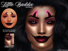 Sims 4 — Little Baddie by chevaliah — 35 Designs and Colors - Halloween Facepaint Teen to Elder - male/female HQ