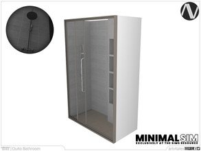 Sims 4 — MinimalSIM | Quito Shower by ArtVitalex — Bathroom Collection | All rights reserved | Belong to 2022