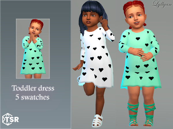 The Sims Resource - Toddler Dress Alice