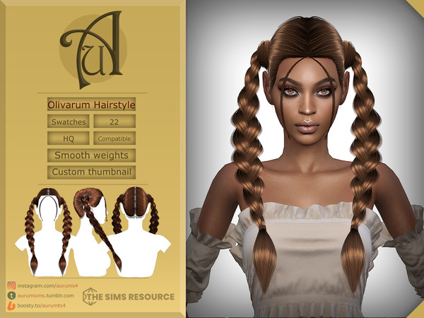 The Sims Resource - Olivarum - Hairstyle