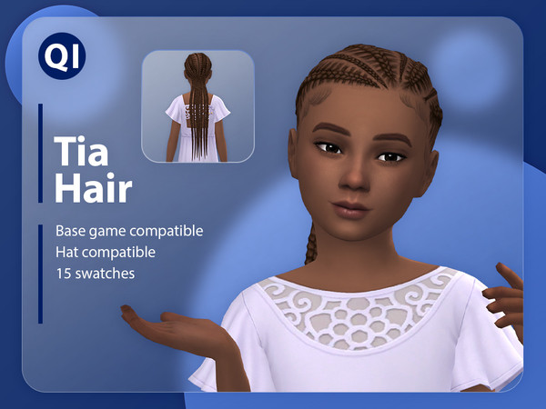 The Sims Resource - Tia Hair