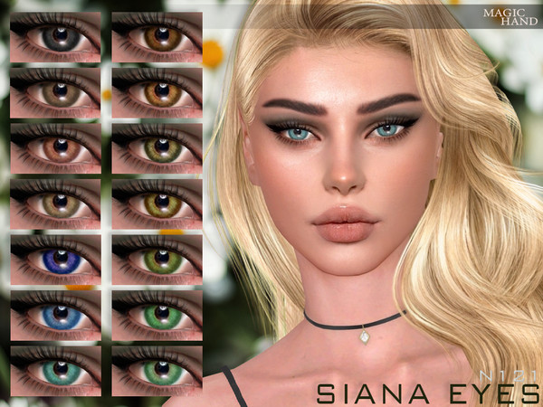 Sims 4 — Siana Eyes N121 by MagicHand — Eye lenses for males and females in 16 swatches - HQ Compatible. Preview - CAS