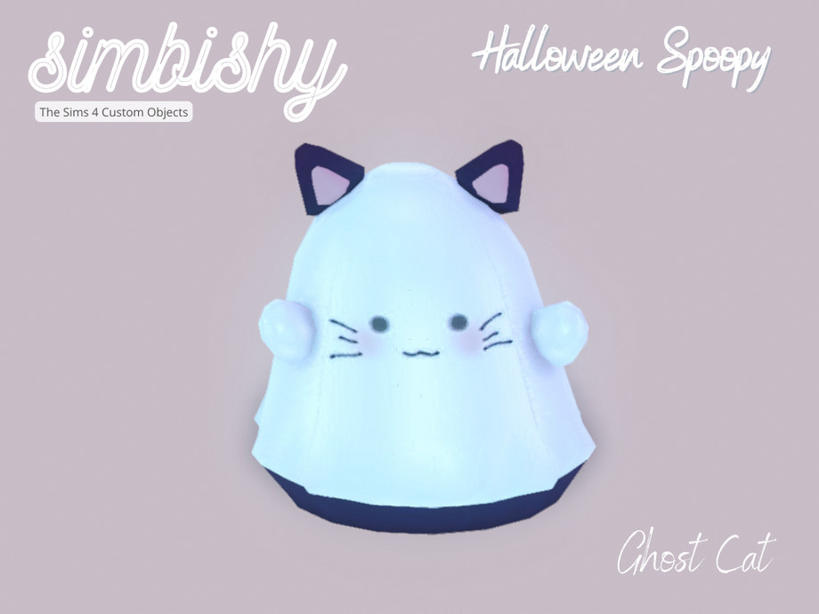 The Sims Resource Halloween Spoopy Ghost Cat