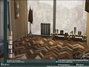 Sims 4 — Bilbao by Silerna — - Basegame compatible - Floors - wood - 6 different colors - Please do not reupload, claim