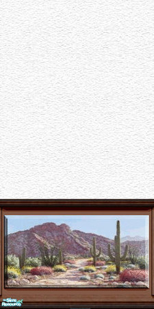 Sims 2 — Look Right Here - Desert Scene by Lorah — ... to really make a room stand out! These bold wallpapers and carpets