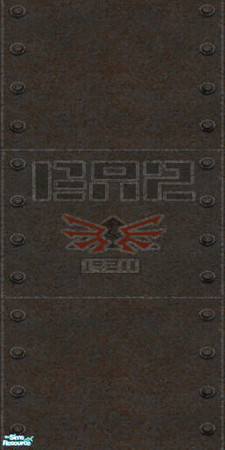 Sims 2 — steel wall by gonein60 — A wall, credit to all the people for there pic's.