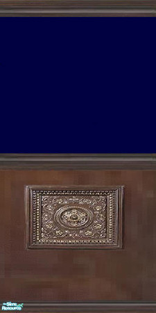 Sims 2 — Haunted Hollow: Panel Dreary With Blue 2 by daisylee — A dreary panel for your dismal and dusty residences or