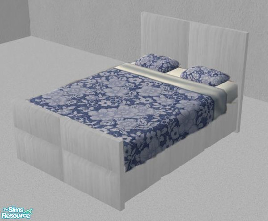 Sims 2 — Clarity Bedroom - RS2 - Bedding by NewSimSimGirl — Simple and modern bedroom in natural colors.