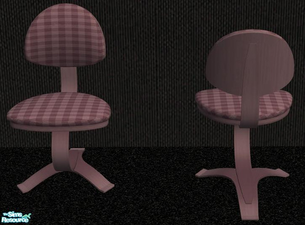 Sims 2 — NK PI Desk Chair Frames - Purple by MoMama — A great chair starts with a great foundation. This desk chair frame
