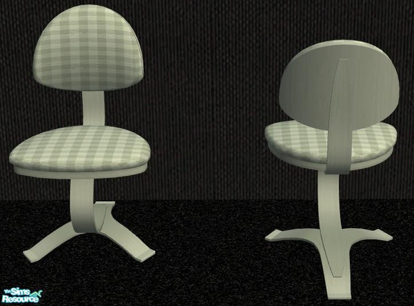 Sims 2 — NK PI Desk Chair Fabrics - Sea Green by MoMama — Your Sims will enjoy sitting on a nice plaid desk chair fabric.