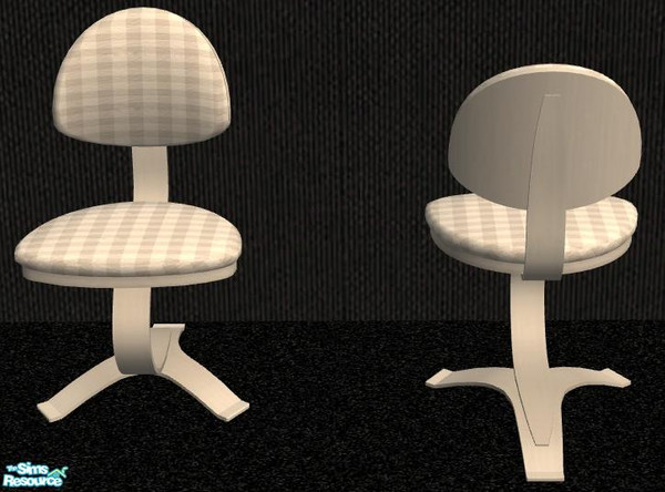Sims 2 — NK PI Desk Chair Fabrics - Off White by MoMama — Your Sims will enjoy sitting on a nice plaid desk chair fabric.