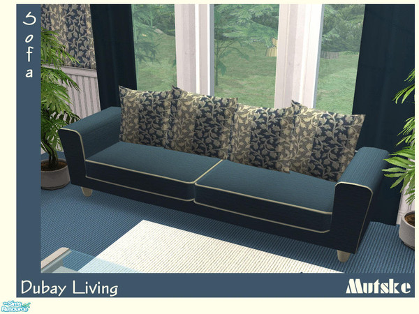 Sims 2 — Dubay Livingroom - Sofa by Mutske — An other recolor from the Arizona set by Shtinky00. My Simmies can't have