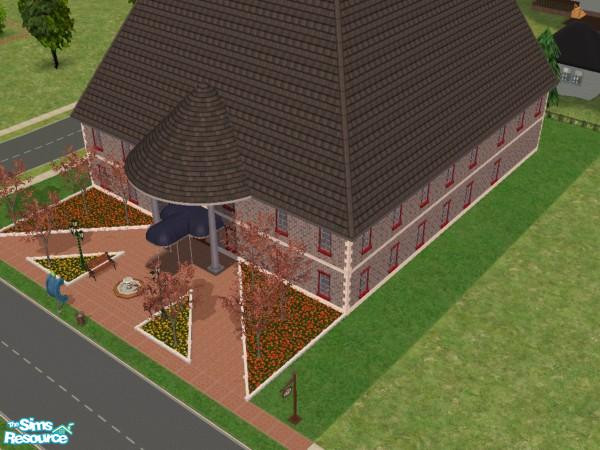 Sims 2 — The Gastronomic by cbastien76 — Gourmet restaurant for the first class sims. Your sims can play with pool, poker