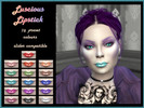 Sims 4 — Luscious Lipstick by _Simmiller — A glossy, full lipstick for those special occasions.