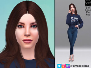 Sims 4 — Lana Del Rey by SimsCCPrime — This is my version of Lana Del Rey - Make sure to check the Required tab if you