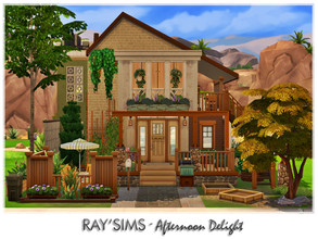 Sims 4 — Afternoon Delight by Ray_Sims — This house fully furnished and decorated, without custom content. This house has