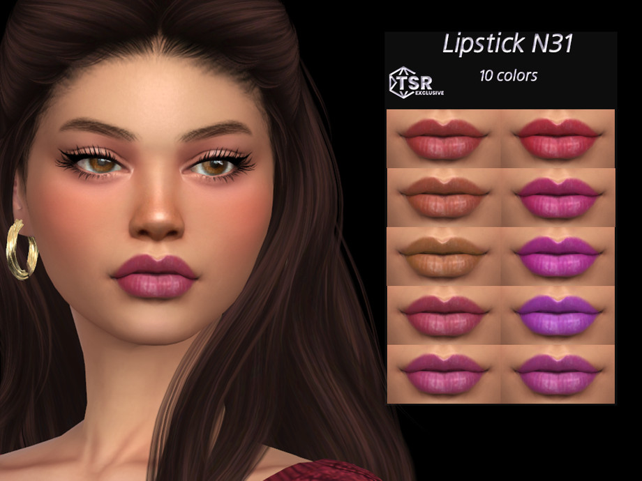 The Sims Resource - Lipstick N31