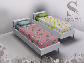 Sims 3 — Petala Bed by SIMcredible! — SIMcredibledesigns.com