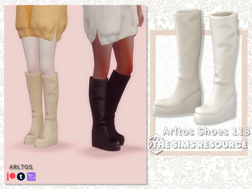 The Sims Resource - Long boots / 118