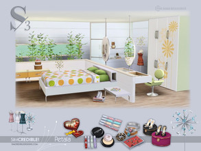 Sims 3 — Petala Bedroom by SIMcredible! — Time for your sim kids and teens to get a new room. It's the first part of the