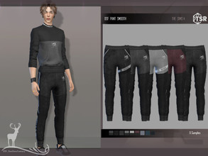 Sims 4 — PANT SMOOTH by DanSimsFantasy — Sports pants in cotton material Samples: 9 location: bottom