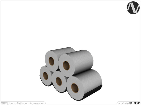 Sims 3 — Joetsu Toilet Paper Storage by ArtVitalex — Bathroom Collection | All rights reserved | Belong to 2022