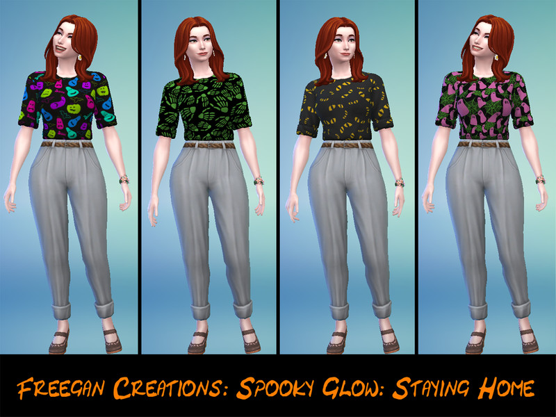 Sims 4 The Sims Resource | Spooky Glow- Staying Home by TSR Creator