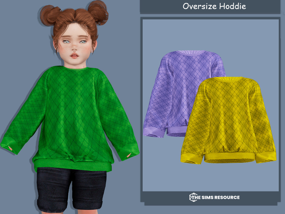 The Sims Resource Oversize Hoddie (Toddler)