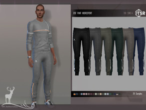 Sims 4 — PANT HIDROSPORT by DanSimsFantasy — Sport pants Samples: 20 samples Location: bottom. Cloning object: base of
